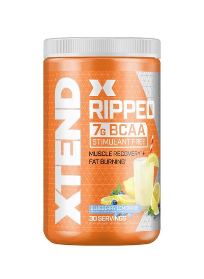 Buy Xtend Ripped BCAA Powder Blueberry Lemonade 30 Servings in UAE