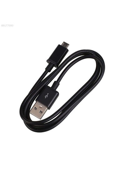 Buy USB charger cable for Samsung and Android phones - black 2m in Saudi Arabia