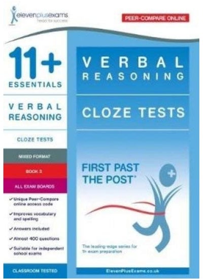 Buy 11+ Essentials Verbal Reasoning: Cloze Tests Book 3 in UAE