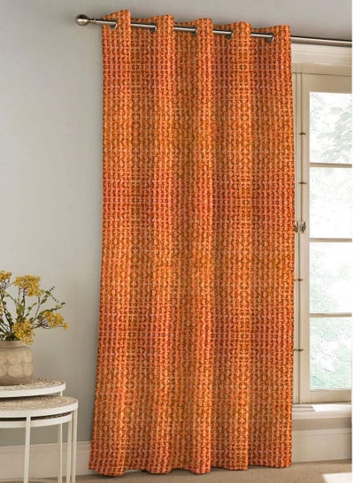 Buy Modern Linen Curtain - Rings - 135 cm * 250 cm in Egypt