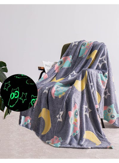 Buy Glow in The Dark Blanket Personalized Blanket For Kids,50x60inch Throw Blankets Super Cozy Plush Soft Fleece Blanket for Girls Boys Birthday Gifts in UAE