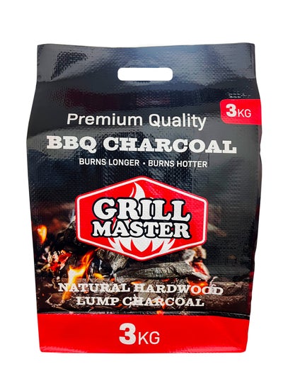 Buy Maagen Grill Master Natural Hardwood Charcoal 3kg in UAE