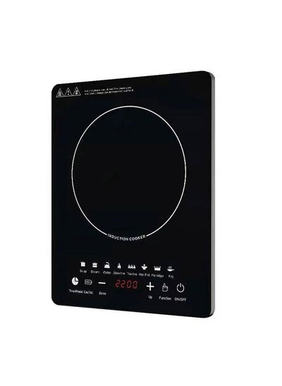 Buy Induction Hob,Multiple Pre-Set Functions,Easy to Clean,Waterproof Safety Device,2200w Power,Suitable for Home/Hotel/Restaurant in Saudi Arabia