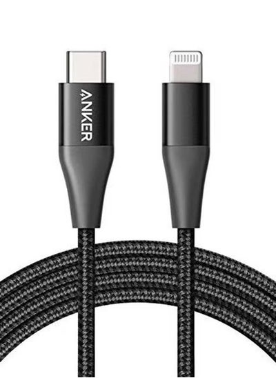 Buy PowerLine + II USB-C To Lightning Cable Black in Saudi Arabia