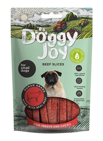 اشتري Doggy Joy Beef Slices Dog Treats 55g في الامارات