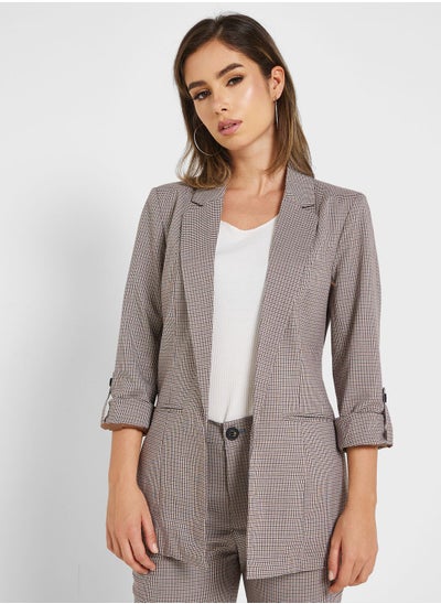 Buy Checked Tailored Blazer in UAE