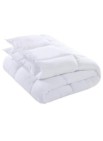 اشتري Luxury Down Alternative -Duvet Insert King Size Cotton White 200x220cm في الامارات