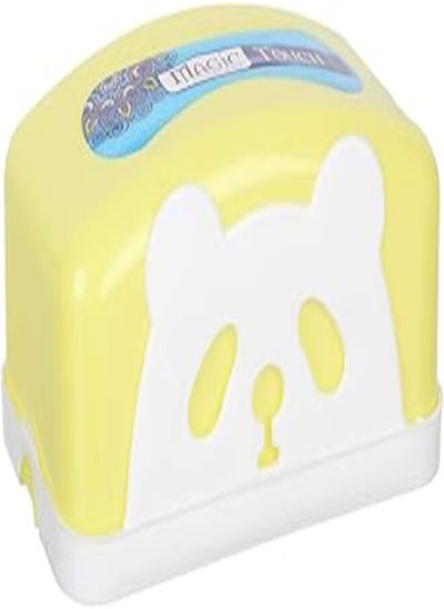 Buy Magic Touch Plastic Panda Shaped Tissue Box - Yellow in Egypt