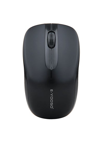اشتري E-1060 Bluetooth Wireless Mouse 4key 3 DPI for Office Work Black في السعودية