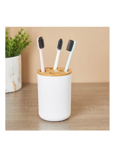 Buy Hugo Toothbrush Holder 10.5 x 7.2 x 7.2 cm in Saudi Arabia