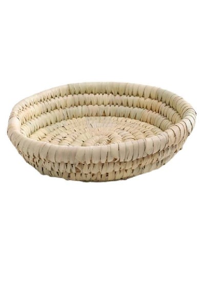 Buy Natural Palm Fringe Handmade Serving Tray in Egypt