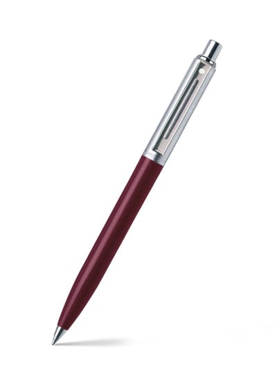 Buy Sheaffer® Sentinel Burgandy and Chrome Ballpoint Pen With Chrome Trims in UAE