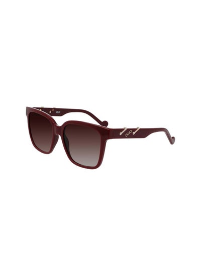 Buy Women's Full Rim Injected Modified Rectangle Sunglasses LJ751S 5517 (604) in Saudi Arabia