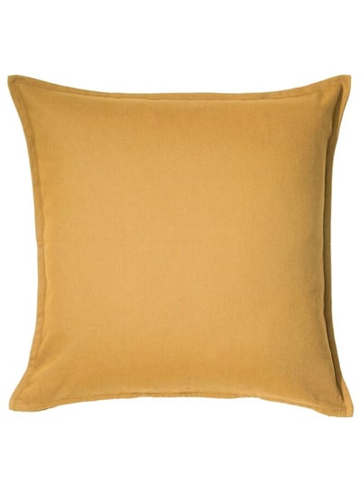 اشتري Cushion Cover, Golden-Yellow, 50X50 Cm في السعودية