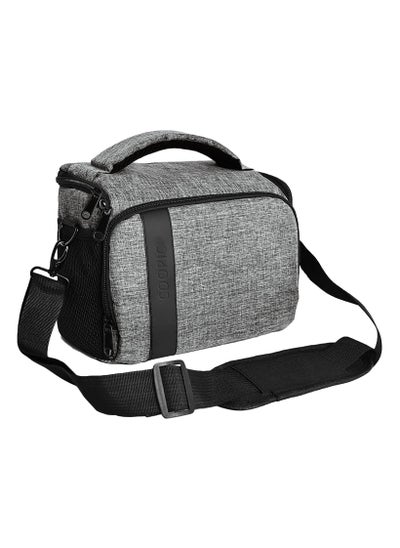 Buy BL-26L LARGE GRAY Messenger CANVAS DSLR Camera Bag Urban Life Shoulder Case for Nikon Sony Canon Olympus Pentax Interchangeable Mirror less Micro Full Frame Lens Digital SLR in UAE