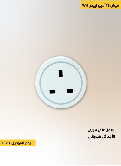 Buy 13 amp plug that works on electrical outlets in Saudi Arabia