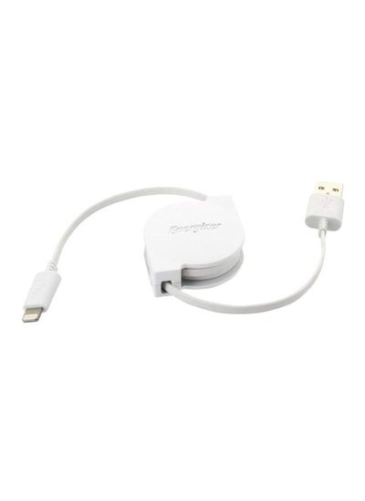 Buy High Tech USB Retractable Cable White in UAE