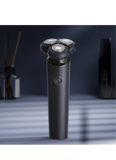 اشتري Victor Electric Shaver for Men, 3D Independent Floating Heads, 600mAh, Rechargeable,1-Hour Fast USB-C Charging, 60min Runtime, Rotary Electric Razor في الامارات