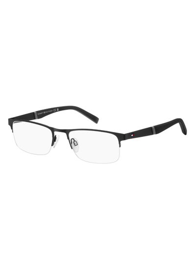 Buy Men's Rectangular Shape Stainless Steel Sunglasses TH 2083  34 - Lens Size: 34 Mm - Mtt Black in Saudi Arabia