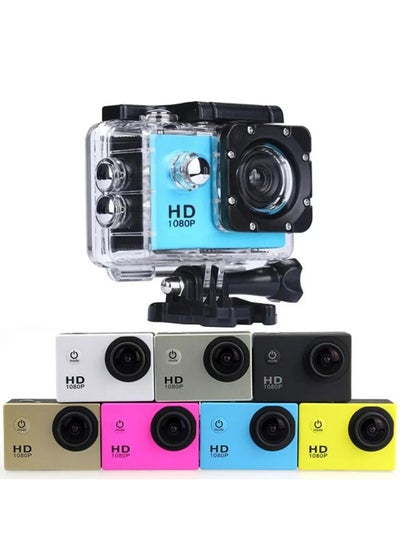 اشتري Ultra HD Action Camera, 30FPS Anti-Shake EIS Sports Cameras, 30M waterproof Underwater Camera with Remote Control & Waterproof Case, LCD Screen Support WiFi and 170 Degree Wide Angle في الامارات