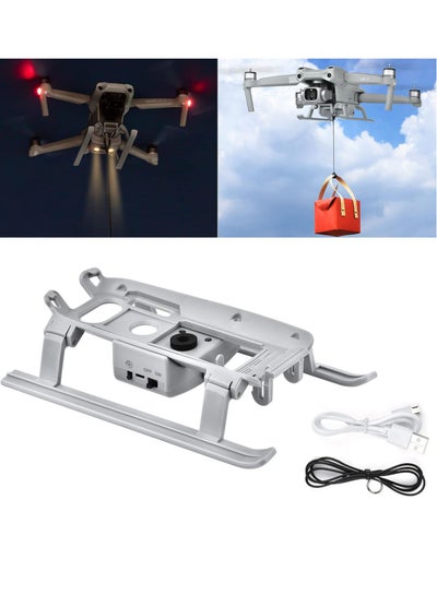 Buy Air Drop System with Landing Gear for DJI Air 2s/Mavic Air 2 Drone Foldable Air Drop Release Multi-scene Air Drop Device Throw Throw Throw Thrower Fish Bait Ring Remote Drop Expansion Accessories in UAE