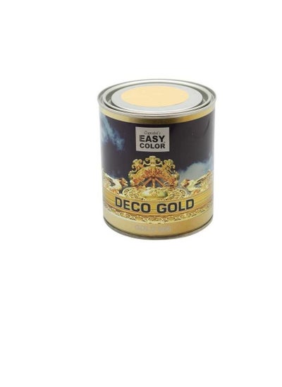 Buy Easy Color Deco Gold Gold 906 Water Base Paint - 750ml in UAE