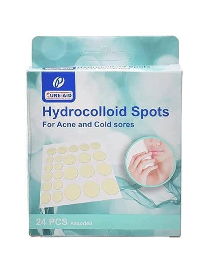 Buy Hydrocolloid spots for acne and cold sores Skin Tone Pill Sticker 24 pcs in Egypt
