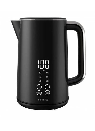 Buy LePresso 2200W 1.7L Smart Electric Kettle App & Touch Control - Black in UAE