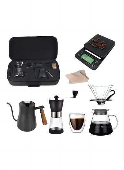 Buy Drip Coffee Maker Set Multicolour 29x58x17cm in Saudi Arabia