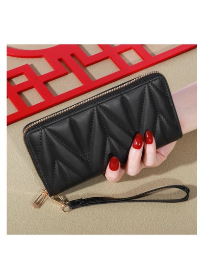 اشتري Ladies Purse PU Leather Clutch Coin Pouch Women Wallet. في الامارات