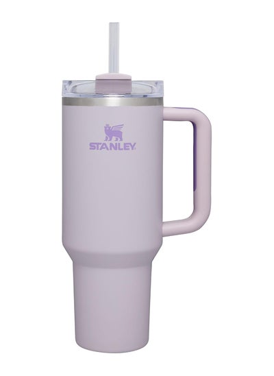 Buy Stainless steel vacuum cup with lid and straw for ice and cold drinks in Saudi Arabia