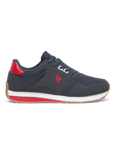 Buy Men's Navy Low-Top Sneakers - Stylish Lace-Up Design, Perfect for Casual Adventures in UAE