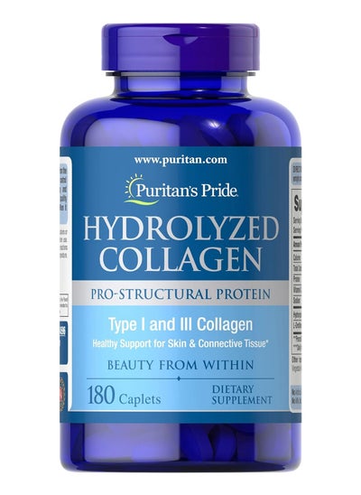 Buy Hydrolyzed Collagen 1000 Mg Caplets 180 Count in Saudi Arabia