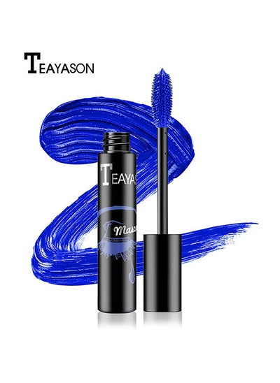 اشتري Cobalt Blue Mascara Eye Makeup Colored Mascara Waterproof Fast Dry Eyelashes Volumizing Lengthening Eye Lashes No Smudging - No Clumping في الامارات