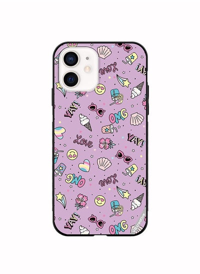 اشتري Protective Case Cover For Apple iPhone 12 Cute Star Girl Design Multicolour في الامارات