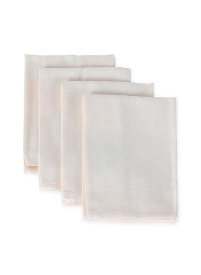 اشتري Aria Table Napkin, Cream - 40x40 cm, Set of 4 في الامارات