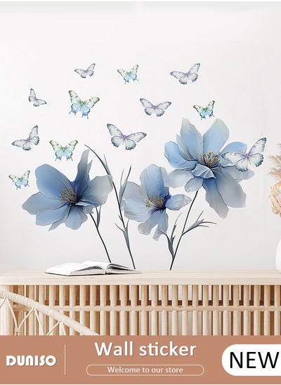 Buy Nordic Style Butterfly Wall Decal For Entrance Wall  Door Decoration Kid Playroom Background Wall 2 Pcs 30*90cm in Saudi Arabia