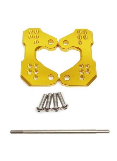 Buy 2-Piece Adjustable Motorcycle Foot Pegs Base Set For Yamaha YZF-R3 MT-03 15-16 in Saudi Arabia