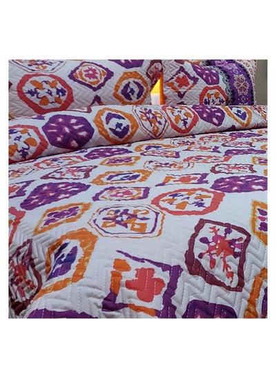 Buy Coverlet Set Cotton 2 pieces size 180 x 240 cm model 152 from Family Bed in Egypt