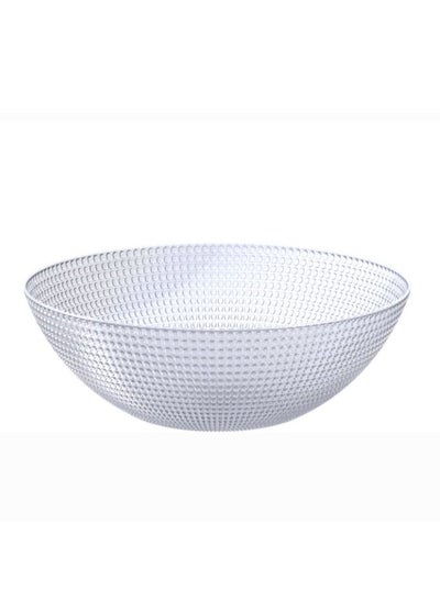 Buy Plastic Crystal Salad Bowl Large in UAE