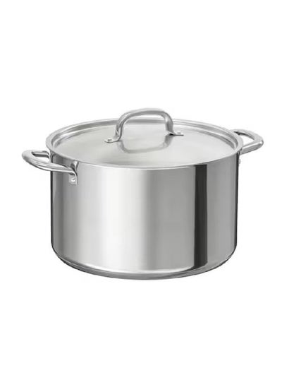 Buy Pot with lid stainless steel in Saudi Arabia