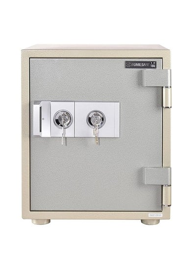 اشتري SD104AK Bumil Safe Anti-Burglar Fireproof Safe Box with a Removable Tray & Shelf, with Dual Key Locks  (50.6 X43.5 X46.5CM 73Kgs) - Made in Korea في مصر