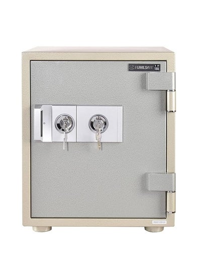 Buy SD104AK2 Bumil Safe Anti-Burglar Fireproof Safe Box with a Removable Tray & Shelf, with Dual Key Locks  (50.6 X43.5 X46.5CM 73Kgs) - Made in Korea in Egypt