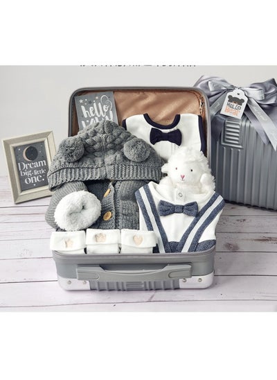 Buy Baby gift box set, men's baby, little gentleman's dress in Saudi Arabia