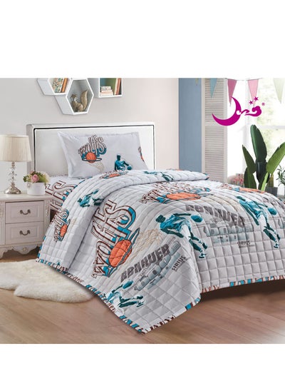 اشتري Compressed Bed Comforter Set Consisting of 3 Piece Children's Drawings في السعودية