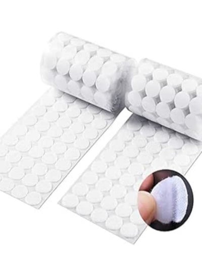 Buy Self Adhesive Dots, Strong Adhesive 300pcs(150 Pairs) 20mm Diameter Sticky Back Coins Nylon Coins, Hook and Loop Dots with Waterproof Sticky Glue Coins Tapes, Very Suitable for Classroom, Office, Home in Saudi Arabia