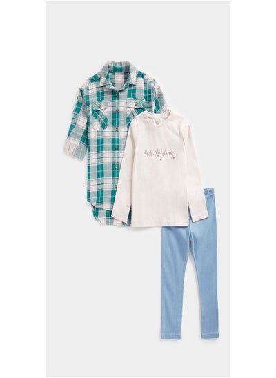 اشتري Shirt  T Shirt and Leggings Set في الامارات