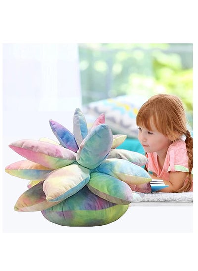 Buy 3D Cute Succulents Cactus Pillow, for Garden or Green Lovers Bedroom Room Home Decoration Novelty Plush Cushion in Saudi Arabia