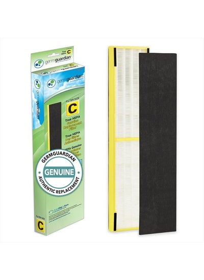 اشتري Germ Guardian FLT5000 True HEPA GENUINE Air Purifier Replacement Filter C for GermGuardian AC5000E, AC5250PT, AC5300B, AC5350B, CDAP5500, and More في الامارات