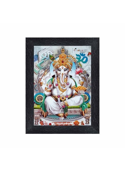 Buy Ganeshji Religious Wood Photo Frames With Acrylic Sheet (Glass) For Worship/Pooja(Photoframe,Multicolour,6X8Inch) 20184 in UAE